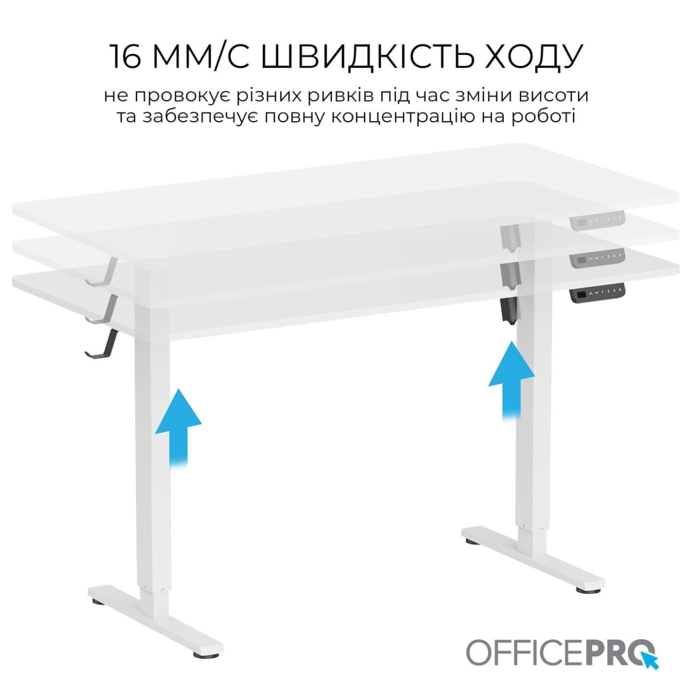 Геймерский стол OfficePro ODE1470W (ODE1470W)