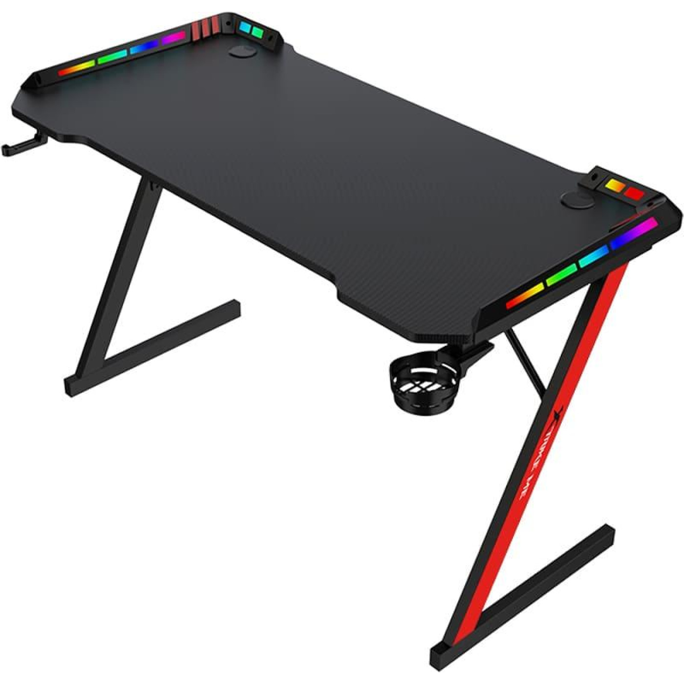 Геймерський стіл Xtrike Me DK-05 Gaming Desk RGB Llight Black (DK-05)