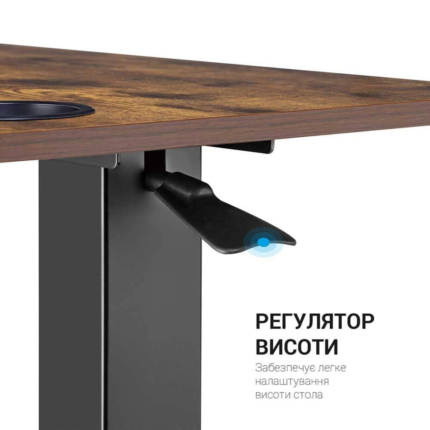 Геймерский стол OfficePro ODM366 Dark Wood (ODM366B)