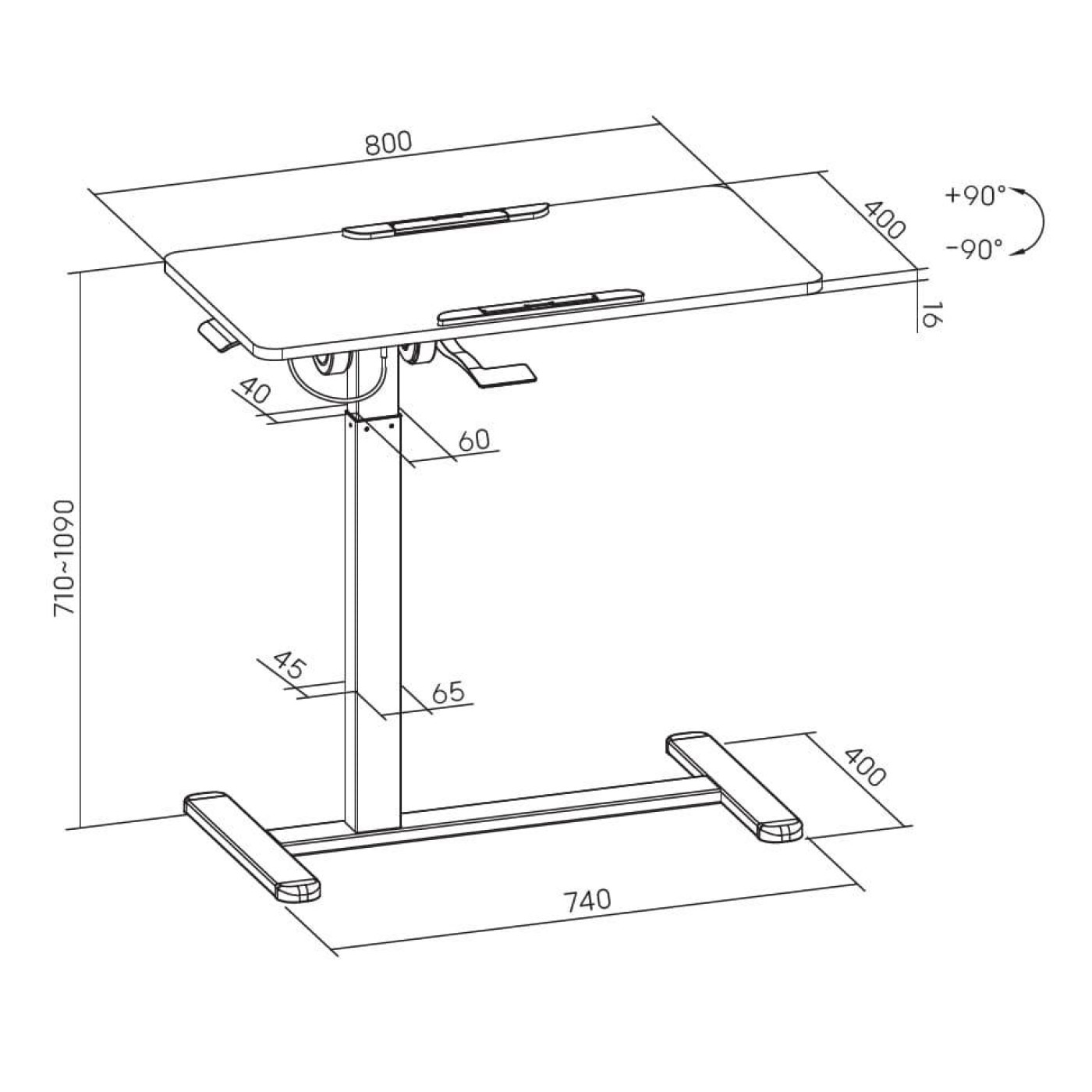 Геймерский стол OfficePro ODM405B (ODM405B)