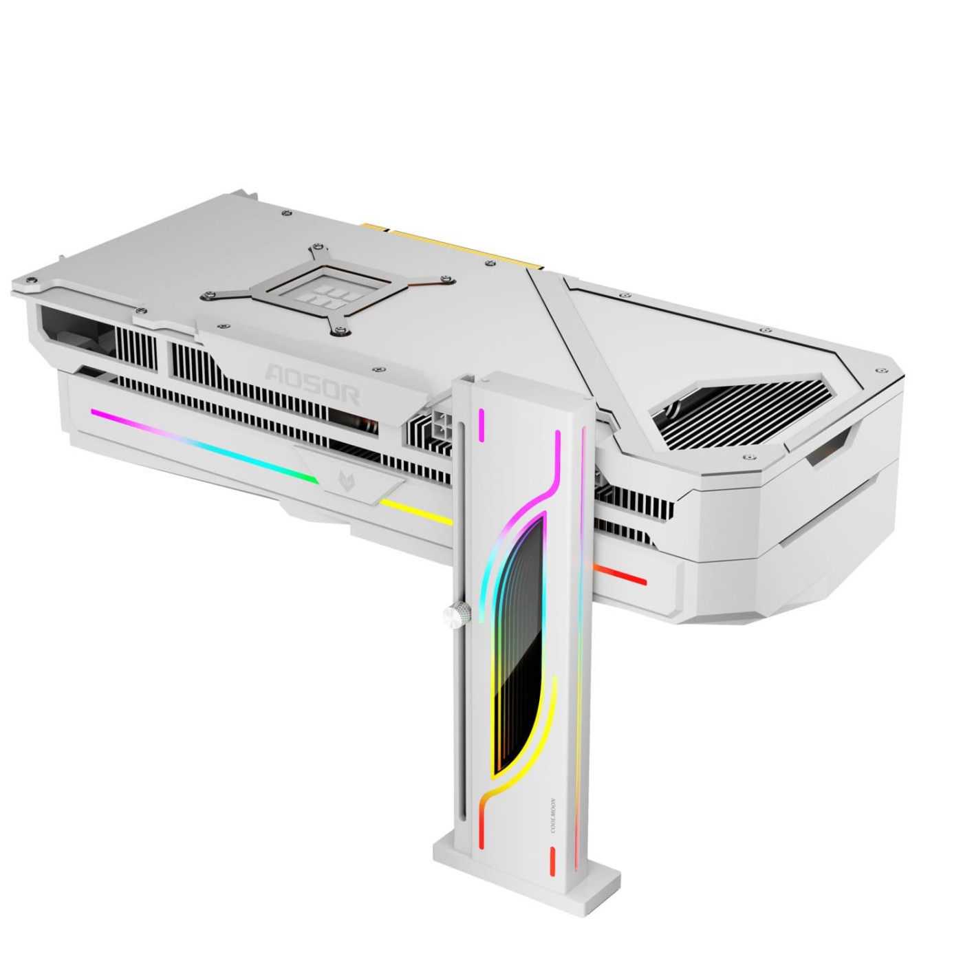 Підставка для відеокарти Coolmoon GH6 ARGB White (GH6W)