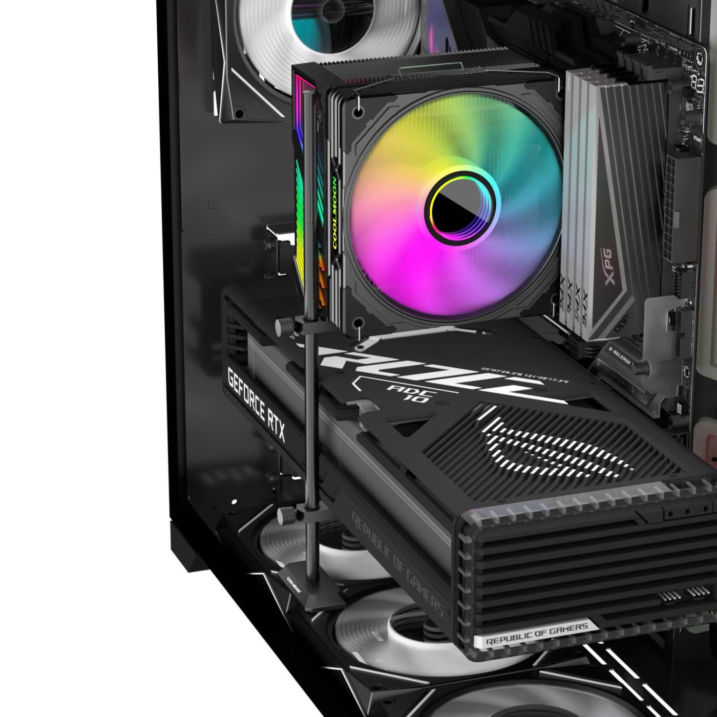 Підставка для відеокарти Coolmoon GH 260 Black (GH260 Black)