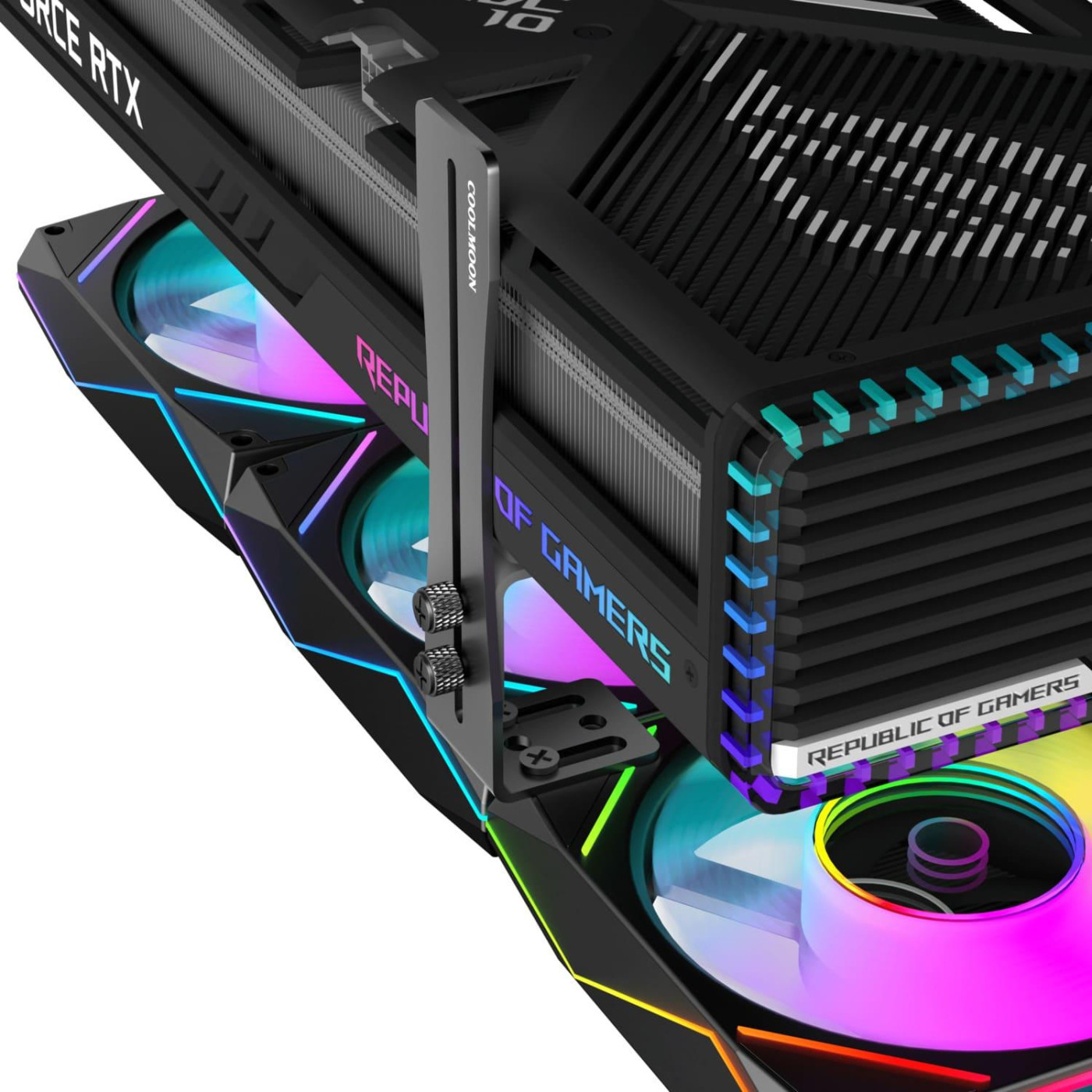 Підставка для відеокарти Coolmoon F1 Black (F1-B.)