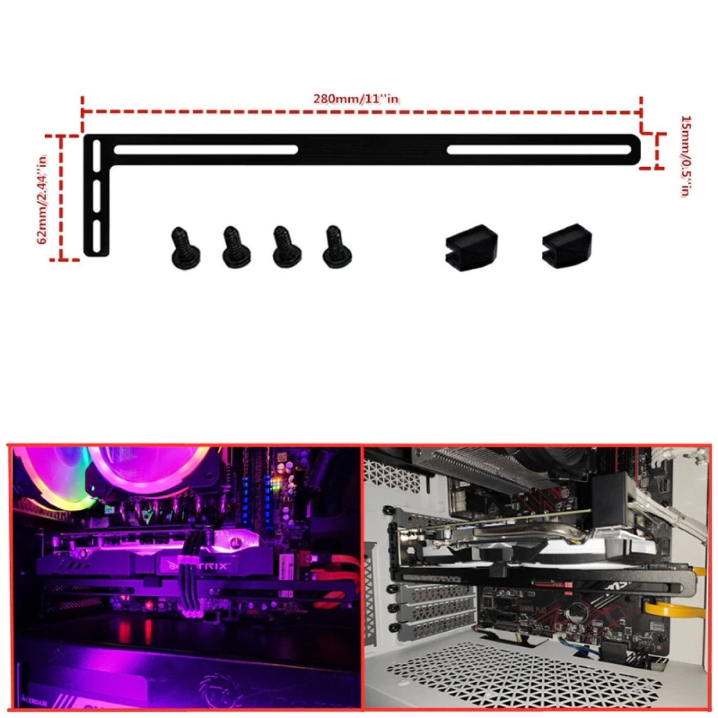 Підставка для відеокарти Coolmoon L-shaped (L-shaped)