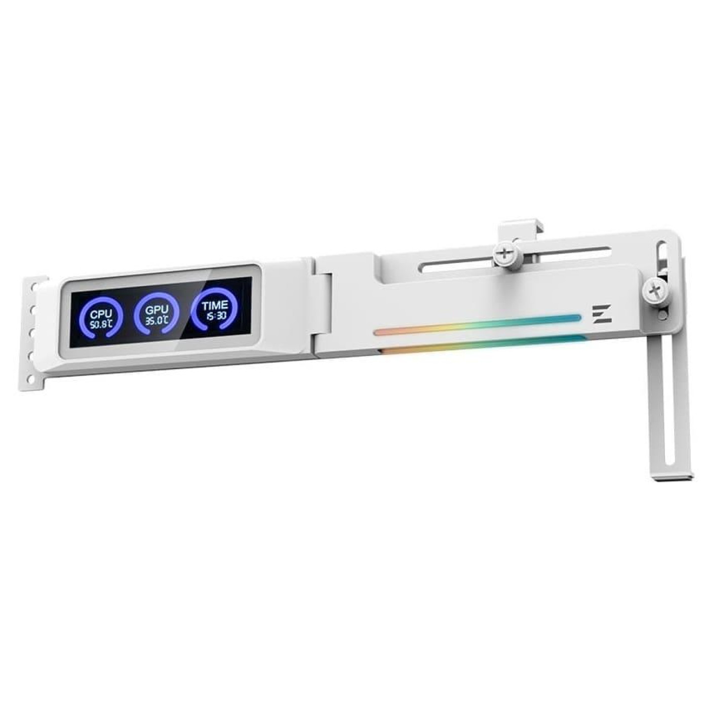 Підставка для відеокарти Zalman ZM-VS3 DS ARGB USB 9Pin ARGB White (ZM-VS3DSWHITE)