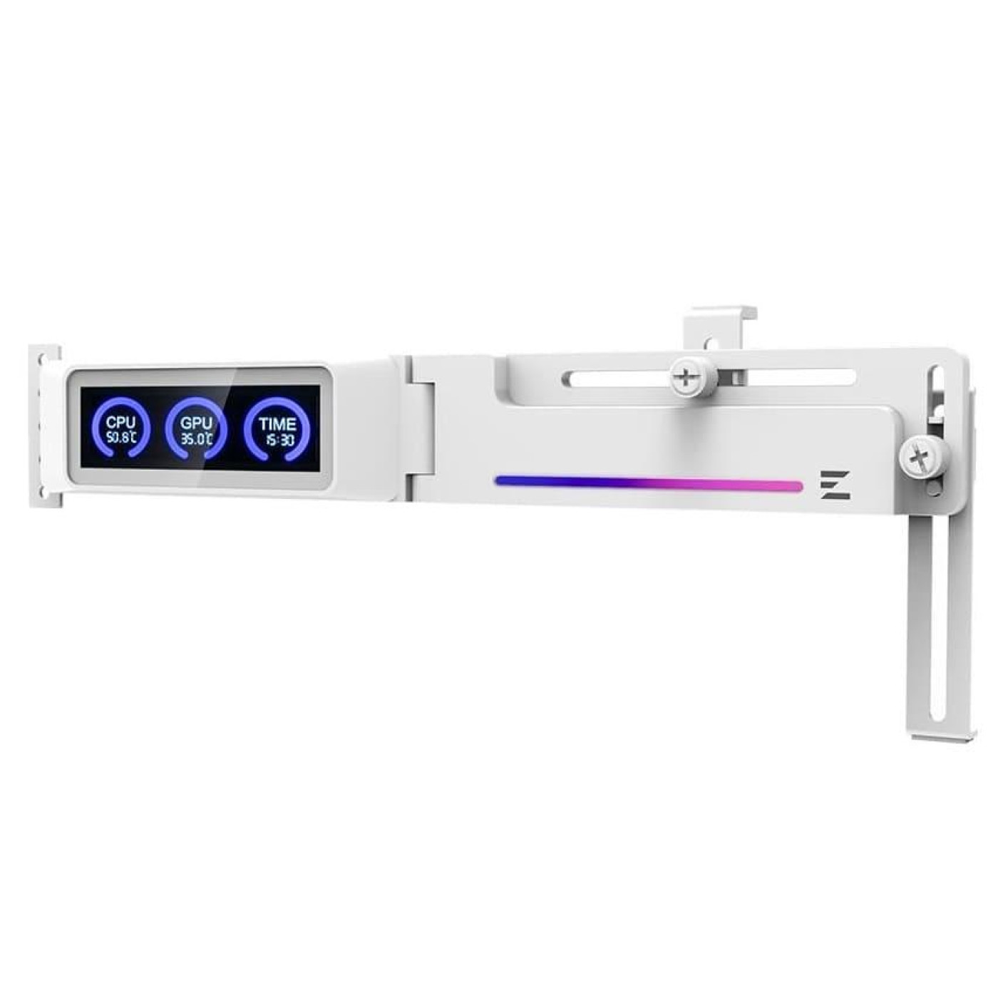 Підставка для відеокарти Zalman ZM-VS3 DS ARGB USB 9Pin ARGB White (ZM-VS3DSWHITE)