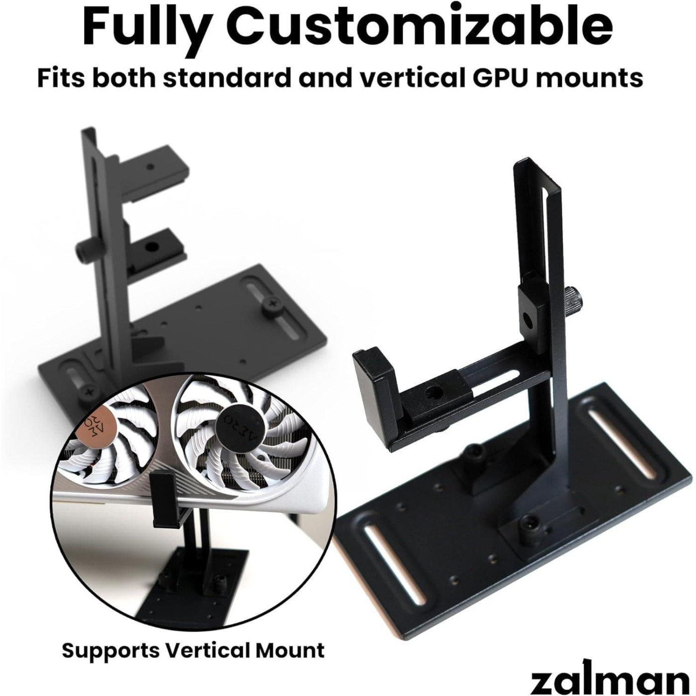 Підставка для відеокарти Zalman VS2 Black (ZM-VS2)