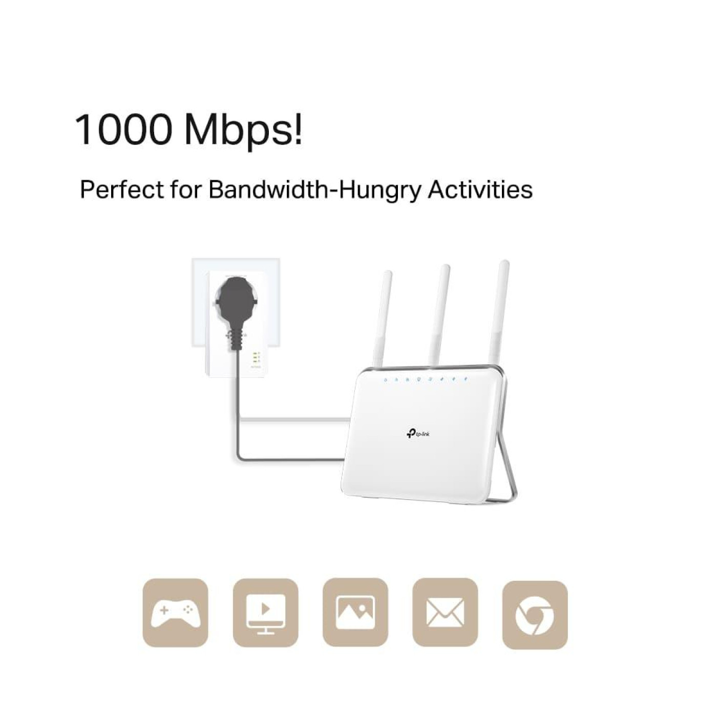 Ретранслятор TP-Link Powerline TL-PA7017P KIT (TL-PA7017PKIT)