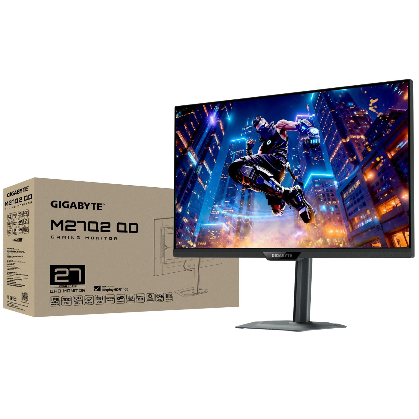 Монитор 27” Gigabyte M27Q2 QD Gaming Monitor QHD IPS 200Hz / OC 210Hz (M27Q2 QD Gaming Monitor)