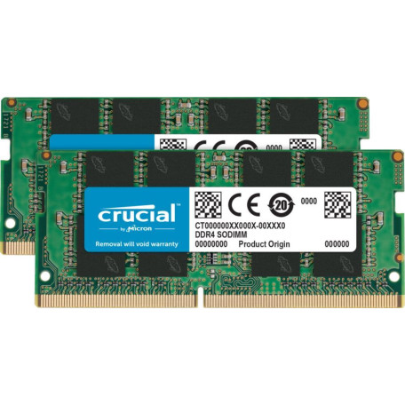 Модуль пам'яті Crucial DDR4 32GB (2x16) PC25600 3200Mhz SODIMM (CT2K16G4SFRA32A)