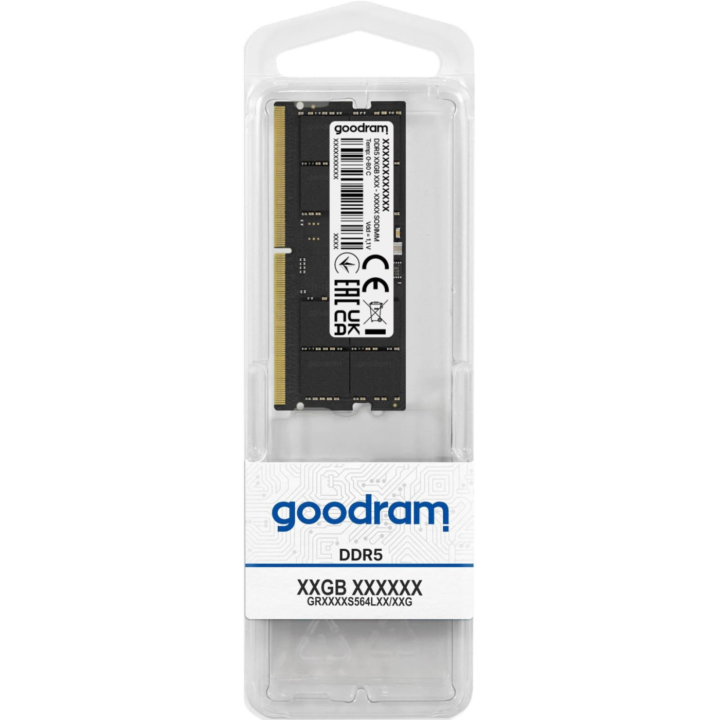 Модуль памяти GoodRam DDR5 16GB 5600Mhz SO-DIMM (GR5600S564L46S/16G)