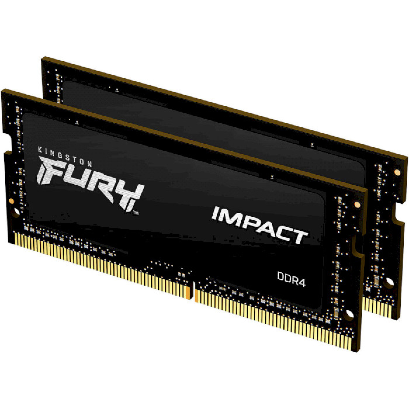 Модуль памяти Kingston Fury DDR4 32Gb (2x16) Impact 3200 MHz Sodimm (KF432S20IBK2/32)