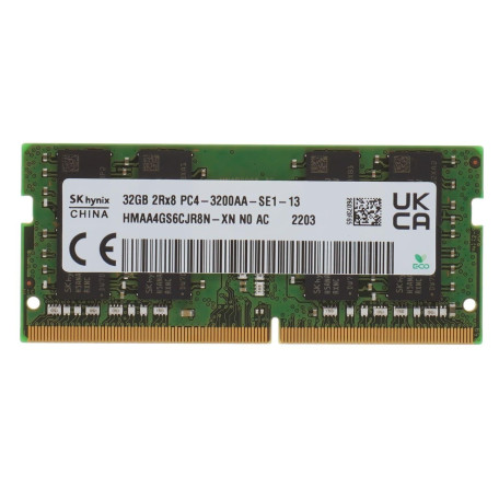 Модуль пам'яті Hynix DDR4 32Gb SKHynix 3200 MHz Sodimm (HMAA4GS6CJR8N - XN) Б/в