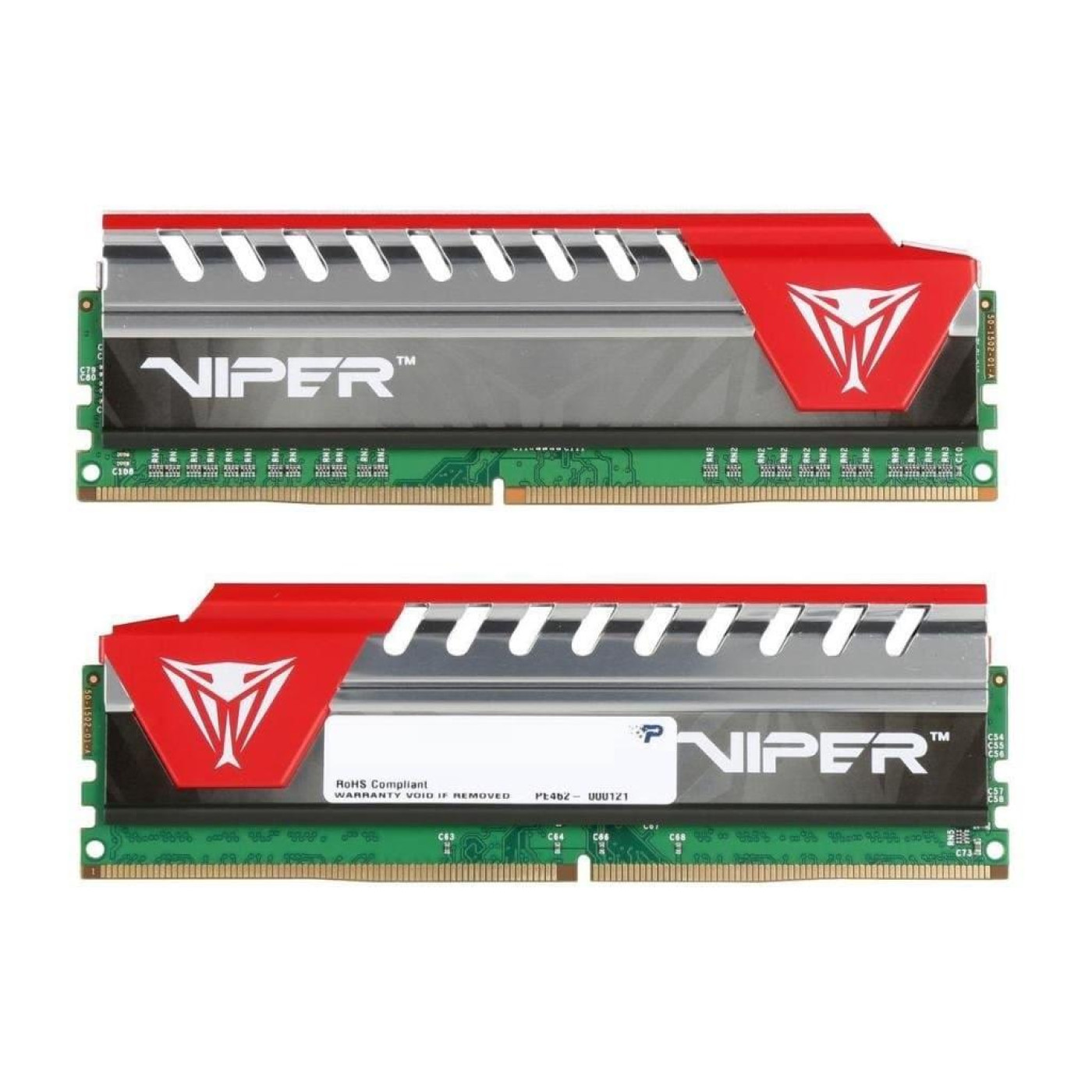 Модуль памяти Patriot DDR4 Viper V4 Elite 16GB (Kit of 2x8192) 2800MHz CL16 DIMM Black/Red (PVE416G280C6KRD)
