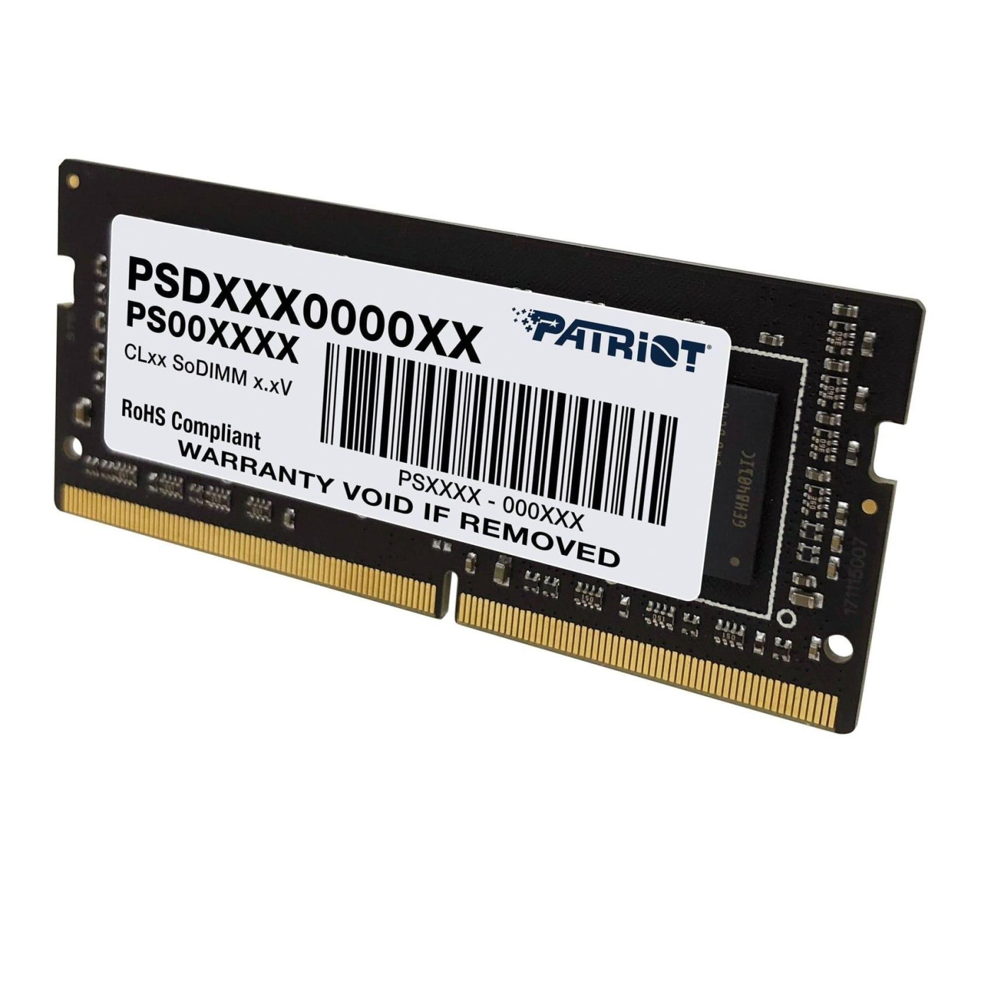 Модуль пам'яті Patriot DDR4 8Gb 3200MHz Sodimm (PSD48G320081S)