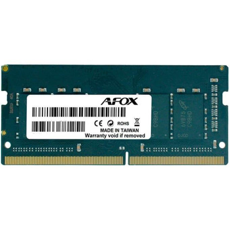 Модуль пам'яті Afox SoDIMM 8Gb DDR4 3200 MHz AFox, Retail (AFSD48PH1P)