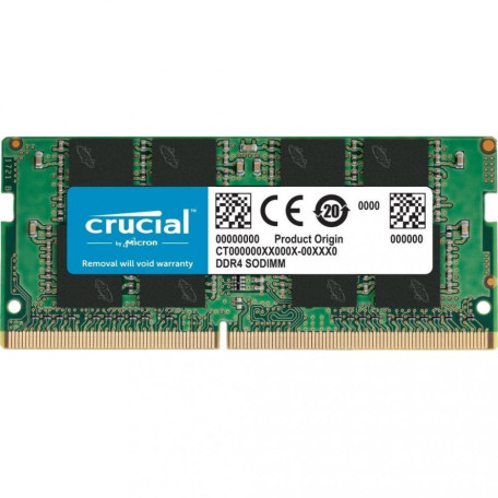 Модуль пам'яті Crucial DDR4 16GB 3200MHz SODIMM CL22 (CT16G4SFRA32AT)