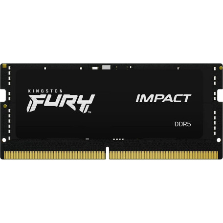 Модуль памяти Kingston Fury DDR5 16GB Kingston DDR5 16GB 5600 FURY Impact PnP (KF556S40IB-16)