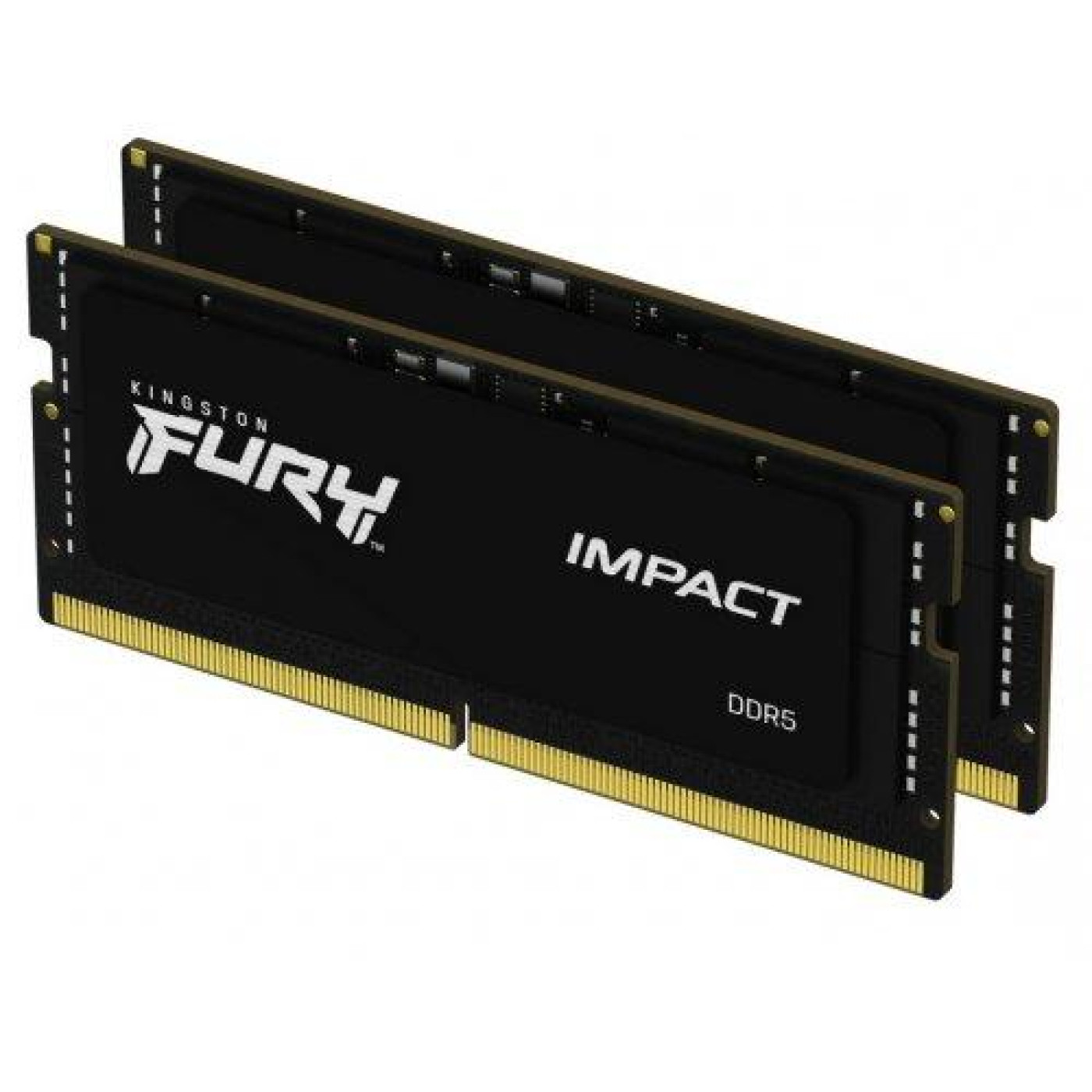 Модуль пам'яті Kingston Fury DDR5 16GB (2x8) SO-DIMM 4800 MHz Impact (KF548S38IBK2-16)
