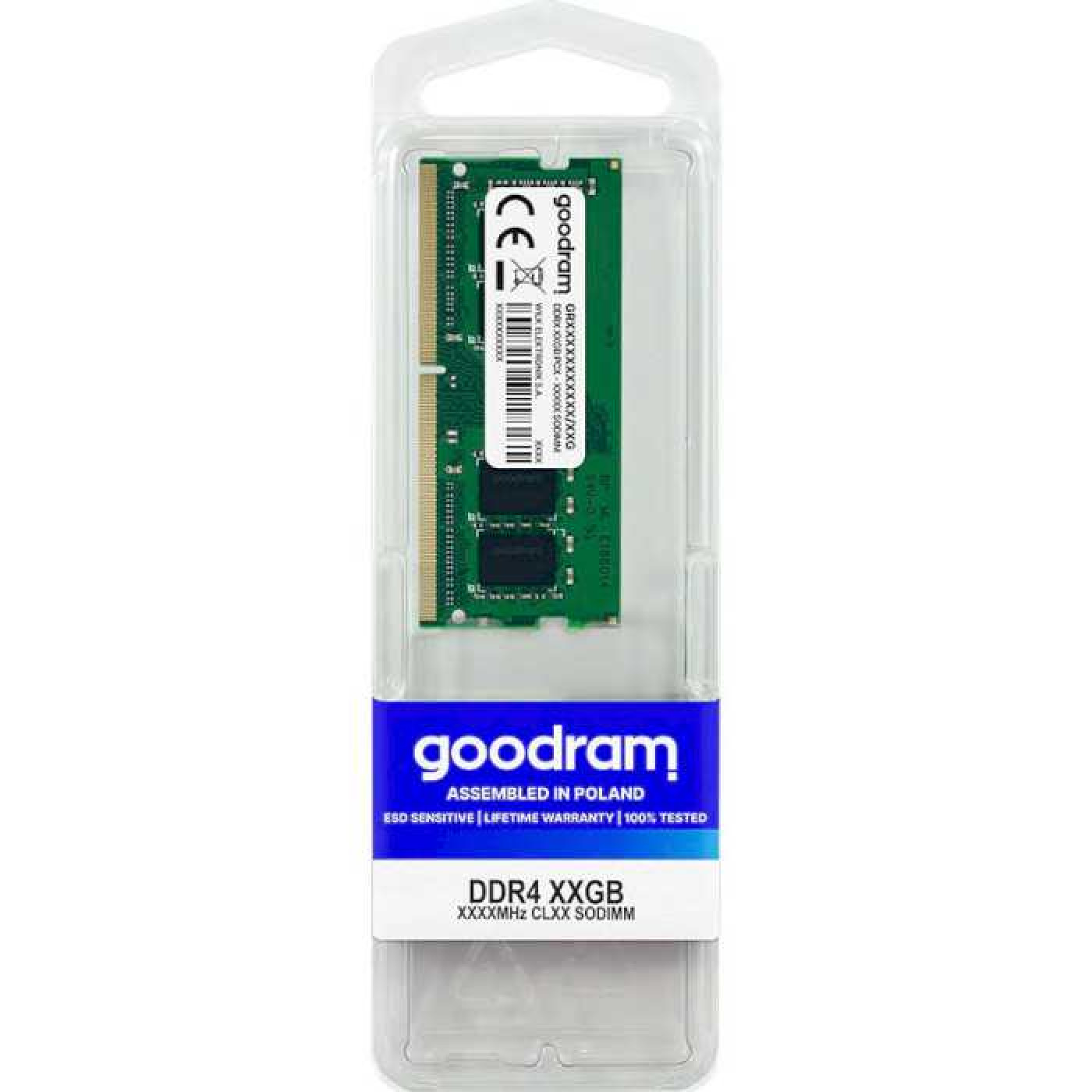 Модуль пам'яті GoodRam DDR4 32Gb 3200 MHz Sodimm (GR3200S464L22/32G)