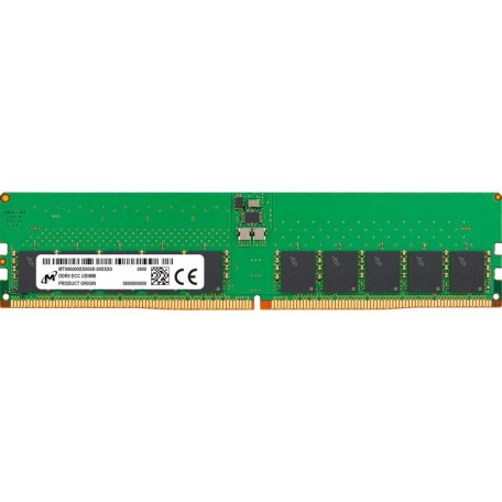 Модуль памяти для сервера Micron DDR5 32GB 5600Mhz ECC UDIMM (MTC20C2085S1EC56BR)
