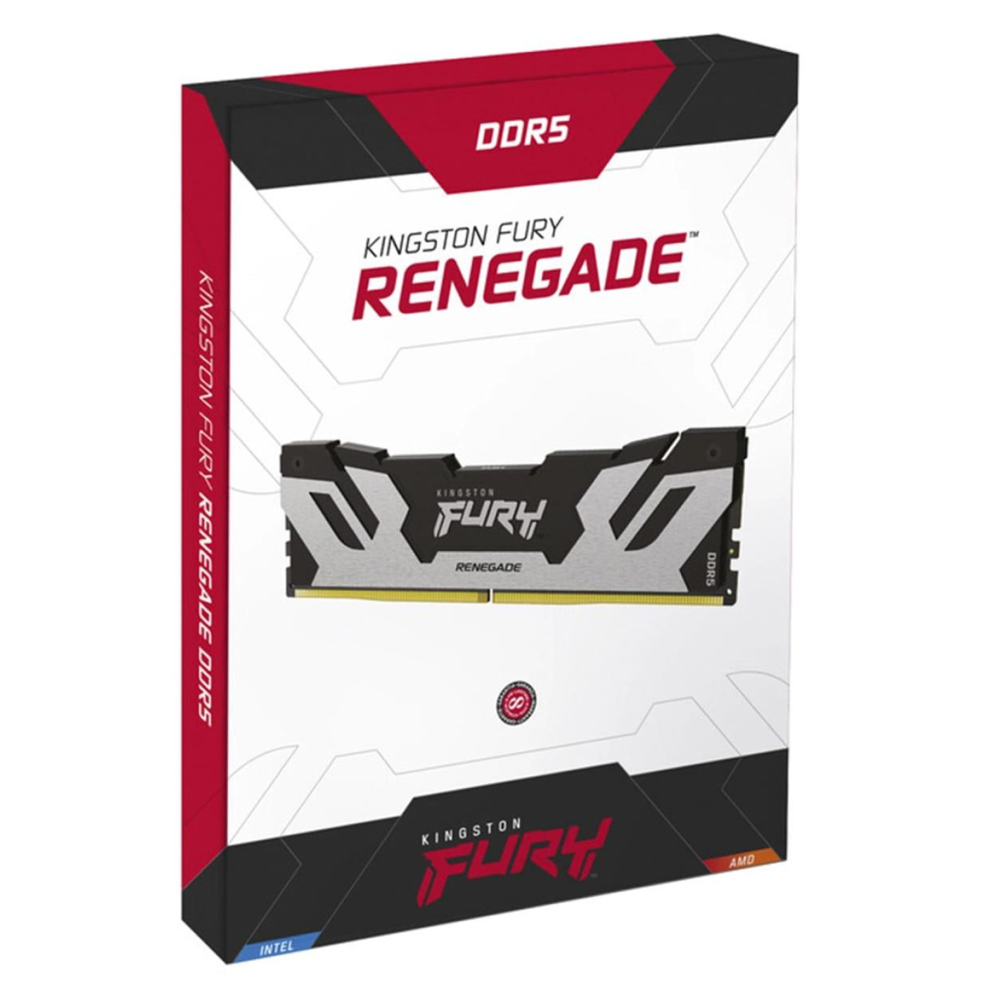 Модуль пам'яті Kingston Fury DDR5 64GB (2x32) 6400MHz Renegade Silver XMP (KF564C32RSK2-64)