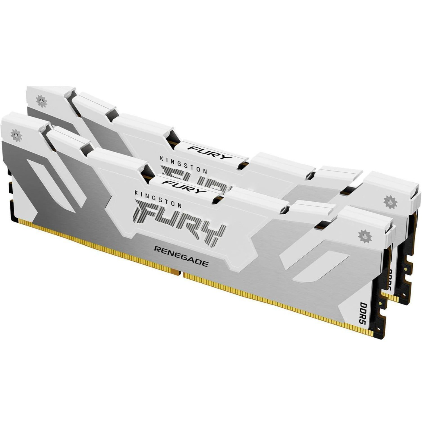 Модуль пам'яті Kingston Fury DDR5 64GB (2x32) 6400MHz Renegade Silver/White XMP (KF564C32RWK2-64)