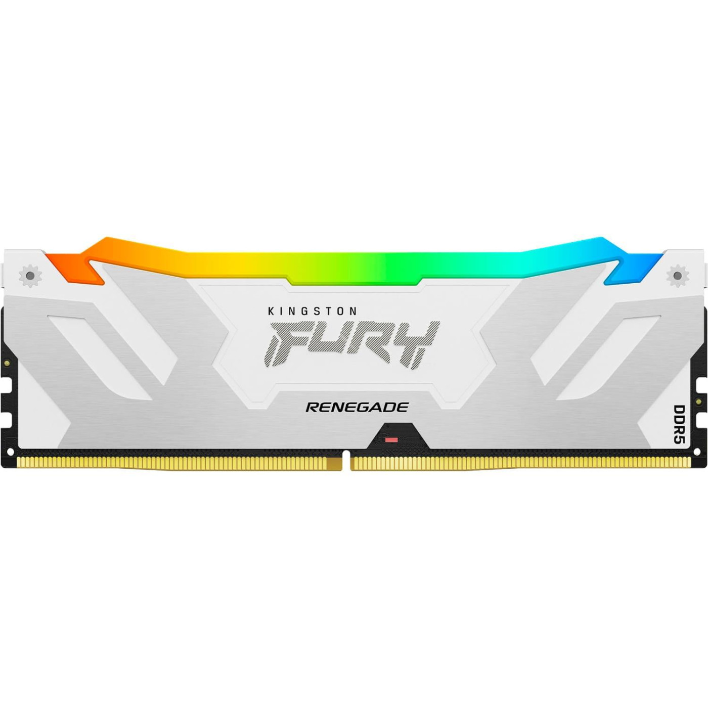 Модуль пам'яті Kingston Fury DDR5 64GB (2x32) 6400MHz Renegade White RGB XMP (KF564C32RWAK2-64)