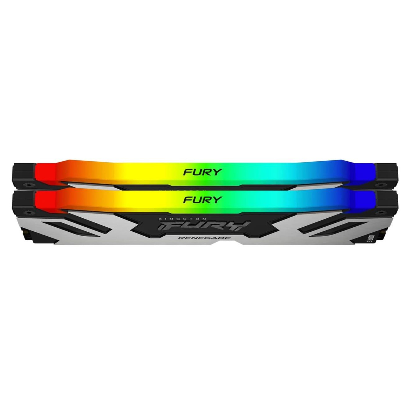 Модуль пам'яті Kingston Fury DDR5 32GB (2x16) 8000MHz Renegade Silver/Black RGB XMP (KF580C38RSAK2-32)