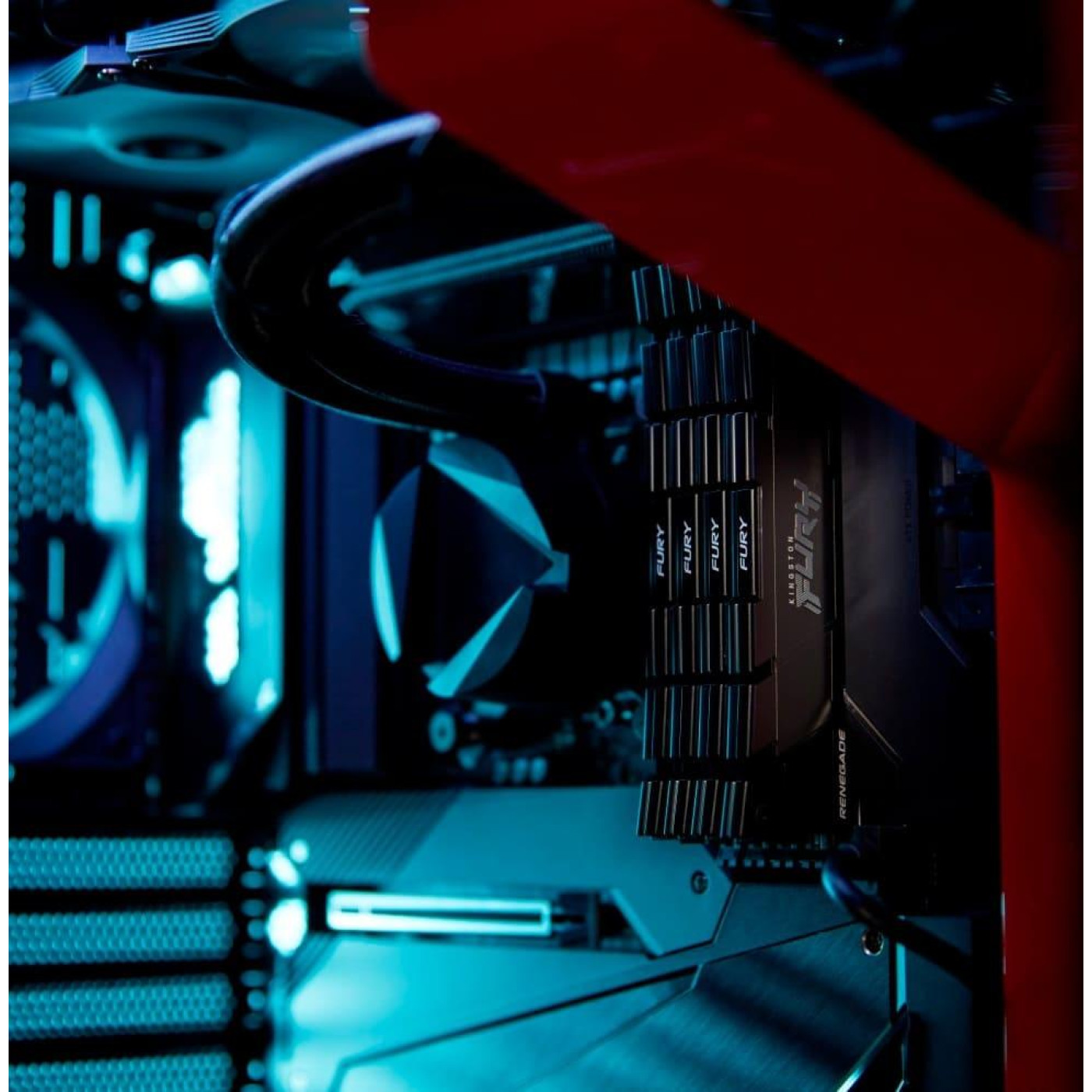 Модуль пам'яті Kingston Fury DDR4 32GB (2x16) 4266MHz Renegade Чорний (KF442C19RB12K2/32)