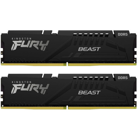 Модуль пам'яті Kingston Fury DDR5 32GB (2x16) 6400MHz Beast Black EXPO (KF564C32BBEK2-32)