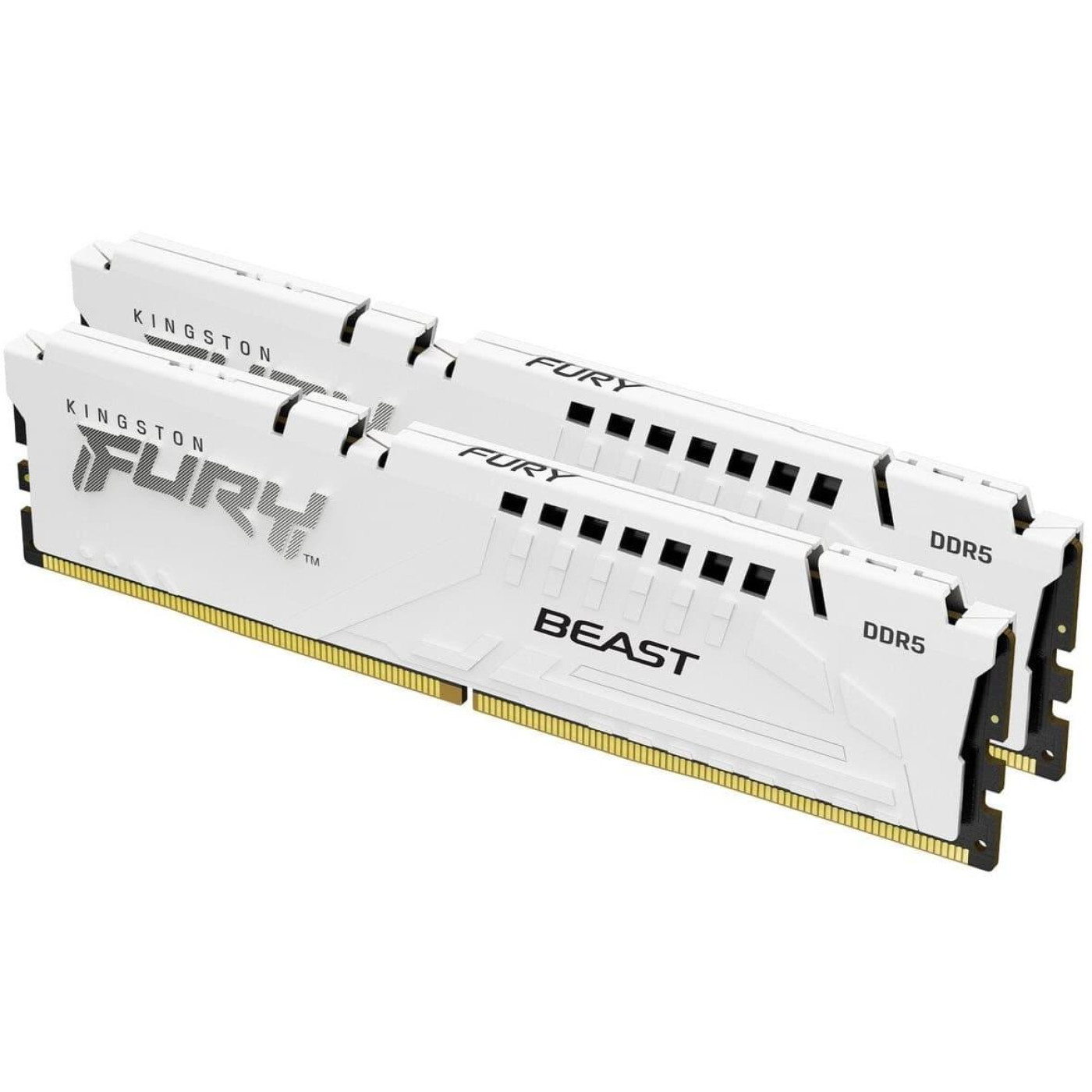 Модуль пам'яті Kingston Fury DDR5 32GB (2x16) 6400MHz Beast White EXPO (KF564C32BWEK2-32)