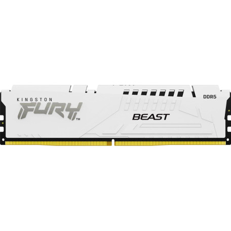 Модуль пам'яті Kingston Fury DDR5 32GB 6400MHz Beast White EXPO (KF564C32BWE-32)