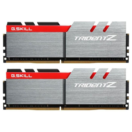 Модуль пам'яті G.Skill DDR4 16Gb (2x8) G.Skil Trident Z Silver Red 3200 MHz (F4-3200C16D-16GTZB)