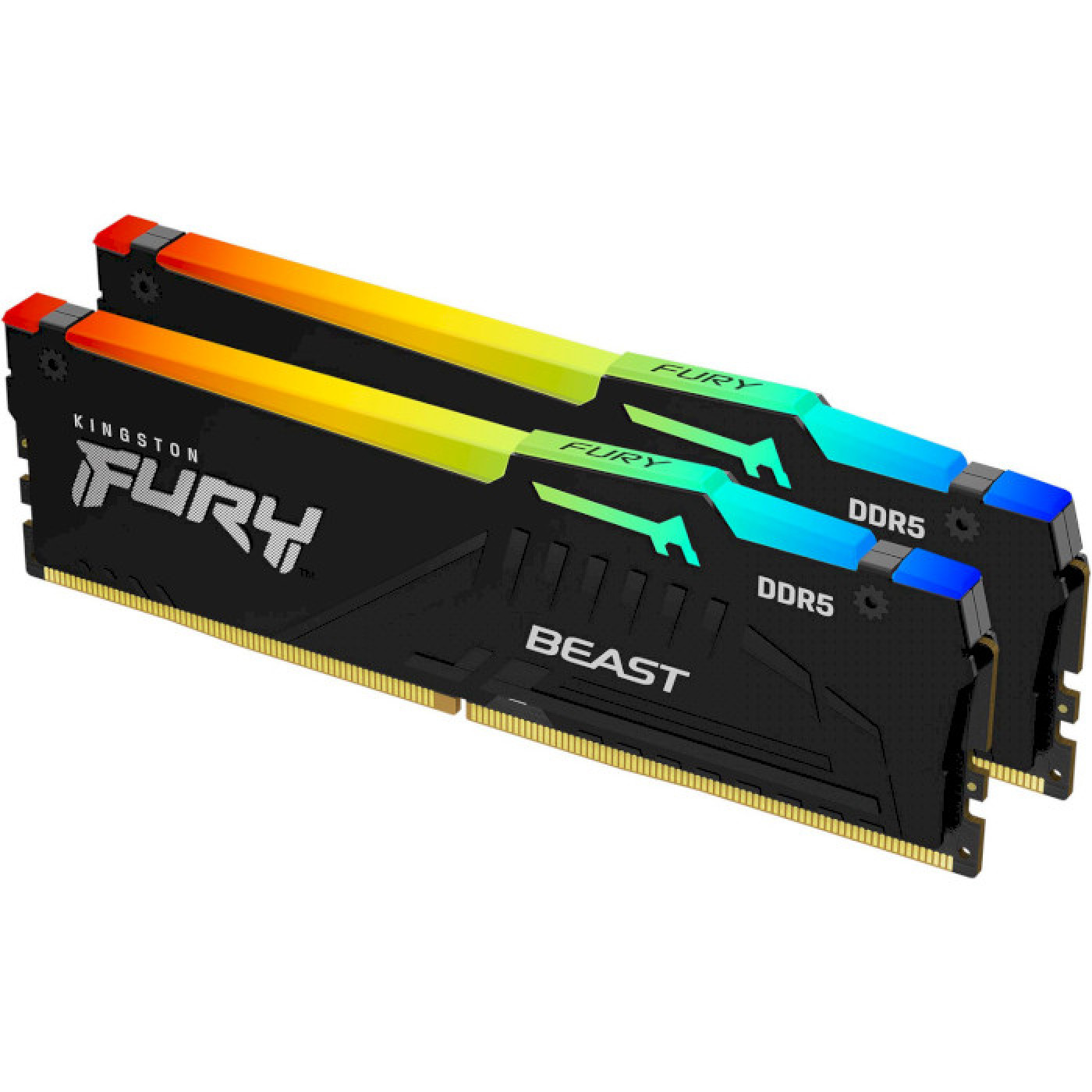 Модуль пам'яті Kingston Fury DDR5 64Gb (2x32) 5200MHz Beast RGB (KF552C40BBAK2-64)