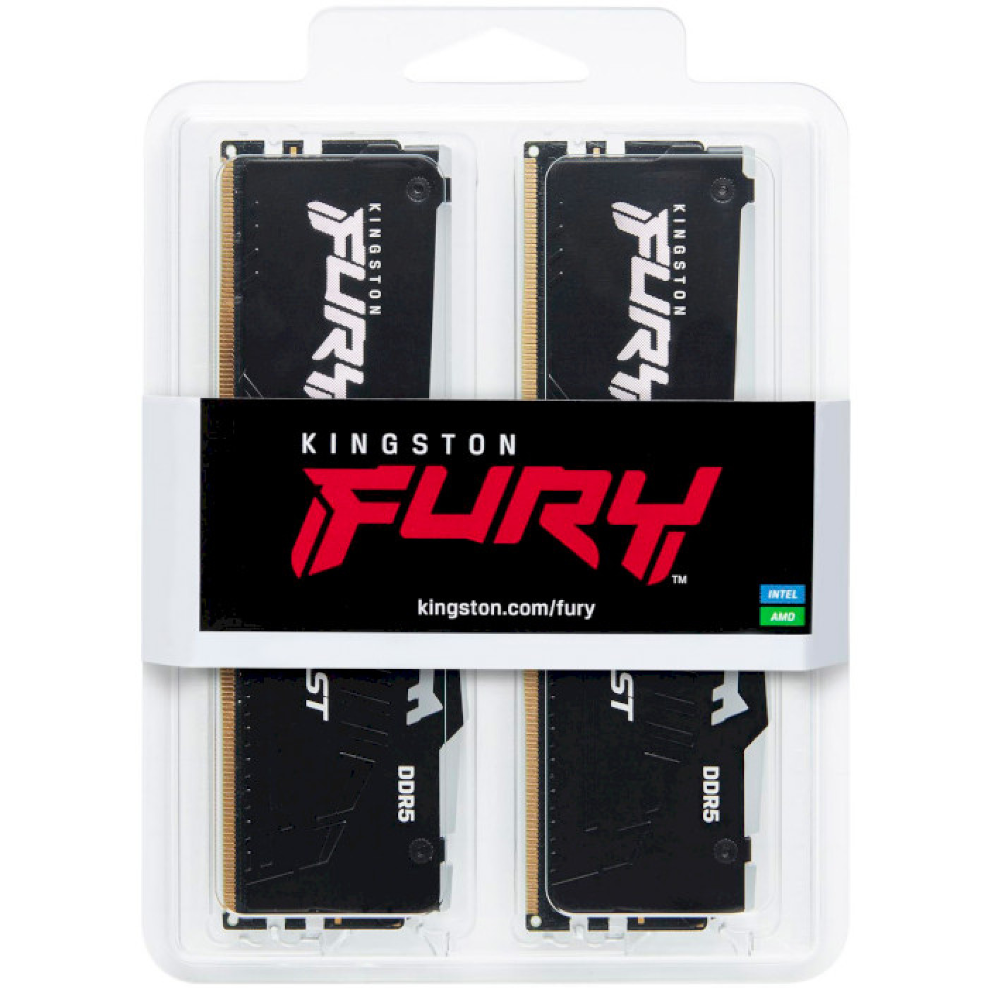 Модуль пам'яті Kingston Fury DDR5 64Gb (2x32) 5200MHz Beast RGB (KF552C40BBAK2-64)