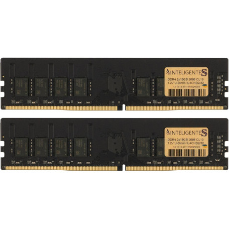 Модуль пам'яті INTELIGENTES DDR4 32GB (2x16) 2666MHz (IU4CHD2/32)