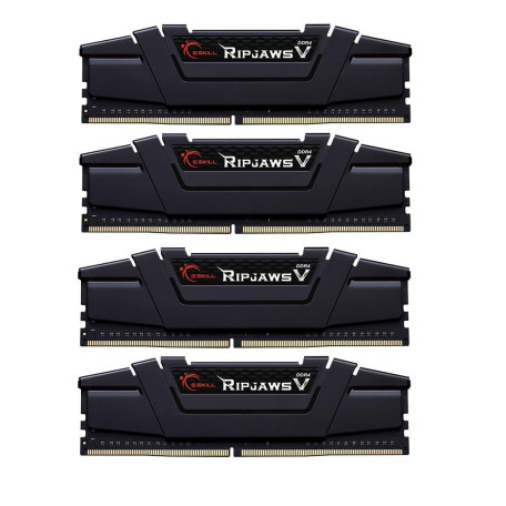 Модуль пам'яті DDR4 32GB (4x8) G.Skill 4000 MHz Ripjaws V Black (F4-4000C18Q-32GVK) Б/в