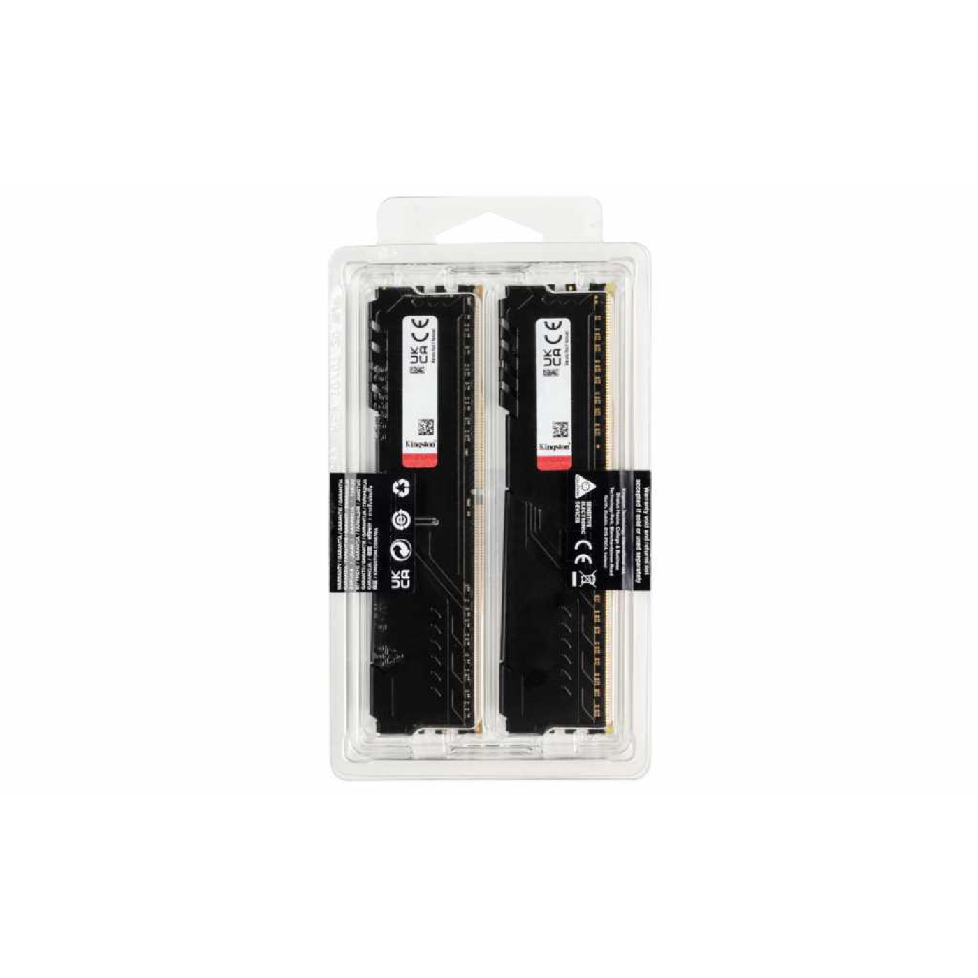Модуль памяти Kingston Fury DDR4 8Gb (2x4) Beast 2666 MHz Black (KF426C16BBK2/8) Б/у