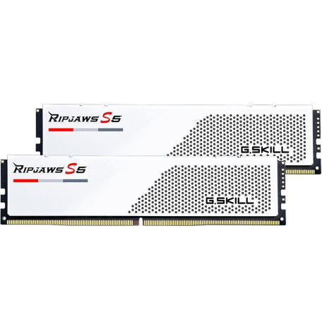 Модуль пам'яті G.Skill DDR5 32Gb (2x16) Ripjaws S5 5200Mhz White XMP 3.0 (F5-5200J4040A16GX2-RS5W)