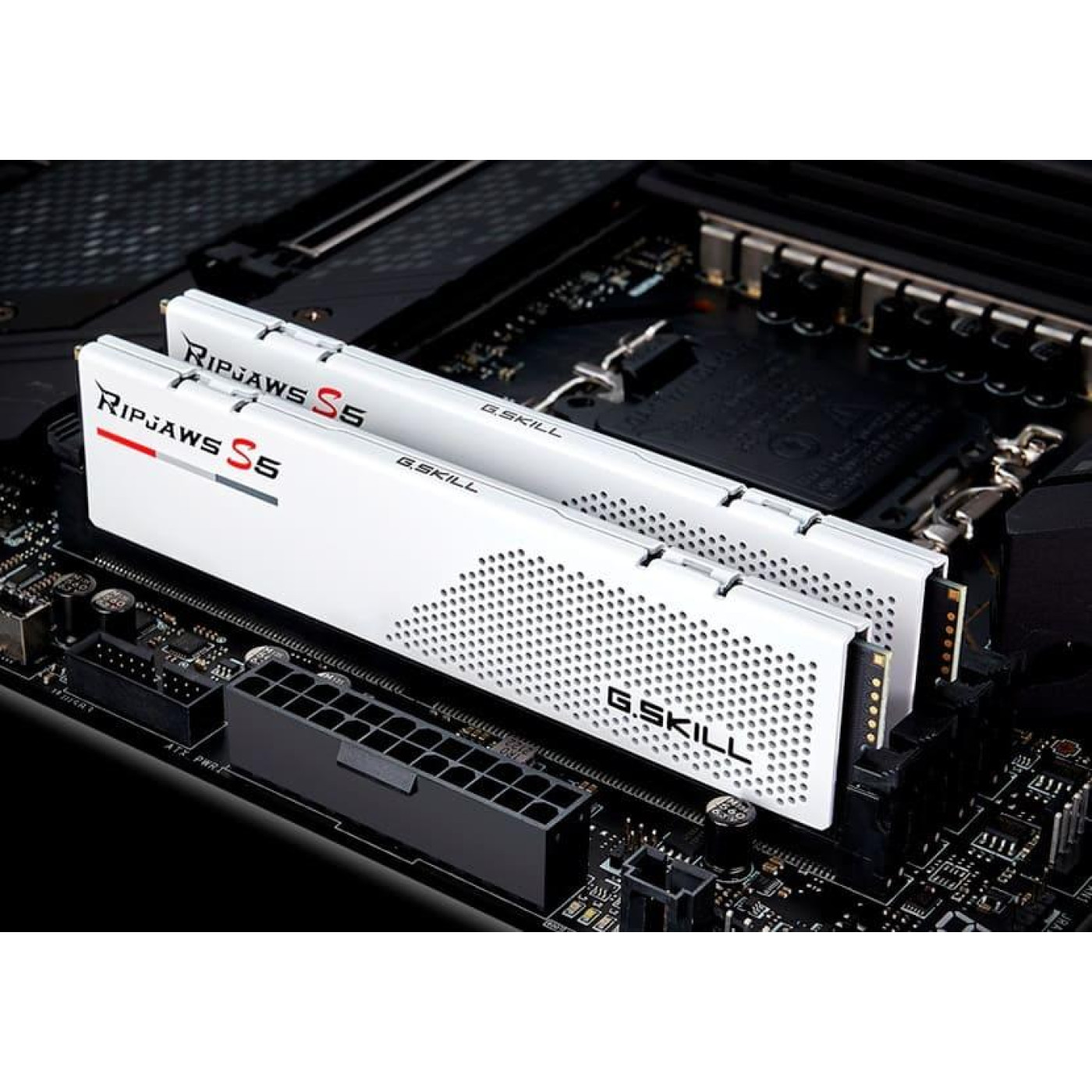 Модуль пам'яті G.Skill DDR5 32Gb (2x16) Ripjaws S5 5200Mhz White XMP 3.0 (F5-5200J4040A16GX2-RS5W)