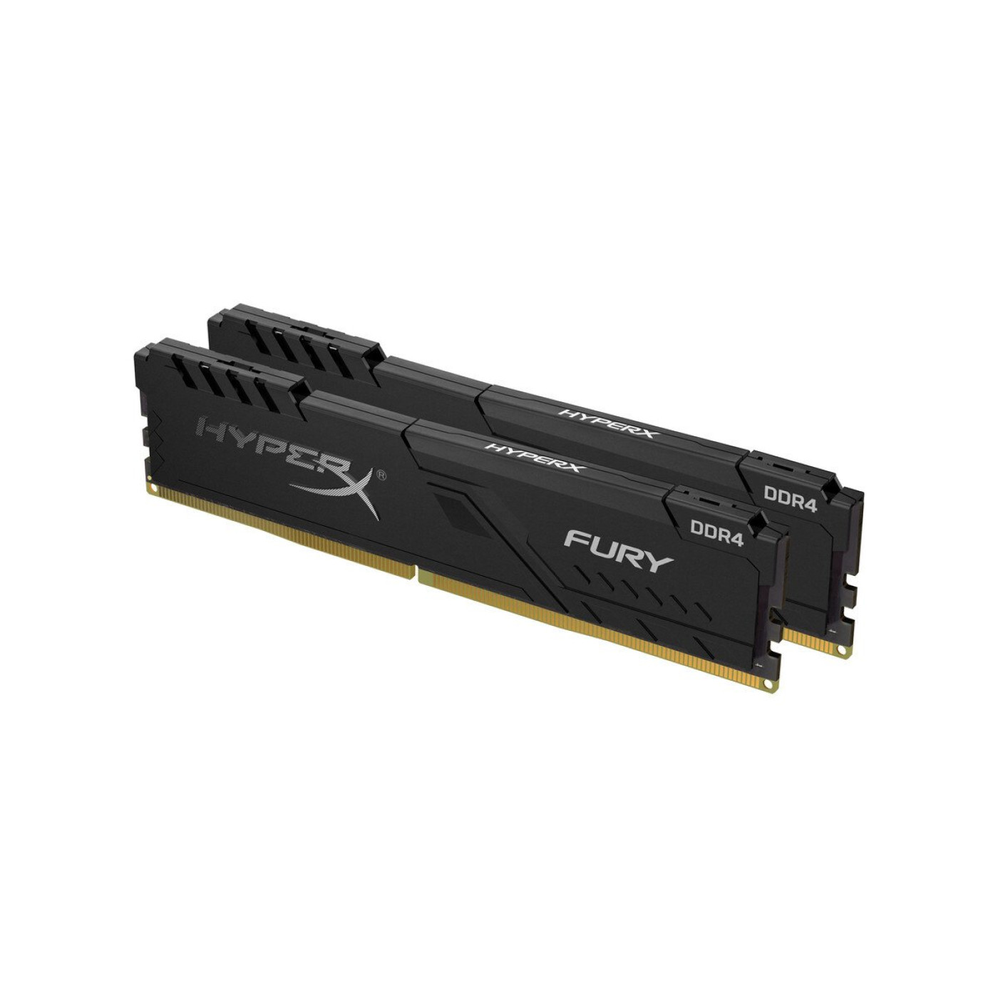 Модуль пам'яті HyperX DDR4 16Gb (2x8) Kingston Fury 2666 MHz Black (HX426C16FB3K2/16) Б/в