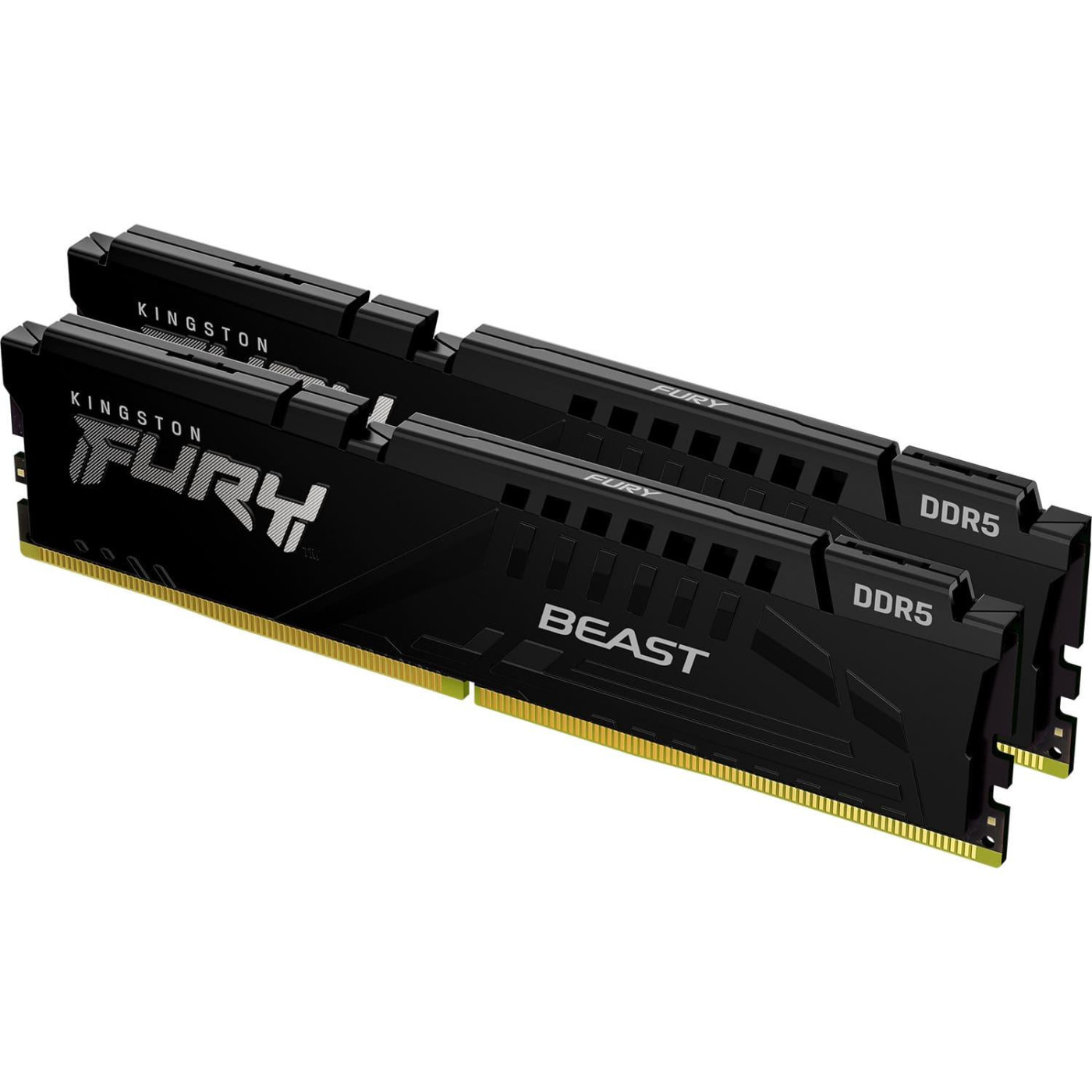 Модуль памяти Kingston Fury DDR5 16Gb (2x8) Beast 6000MHz (KF560C40BBK2-16) Б/у