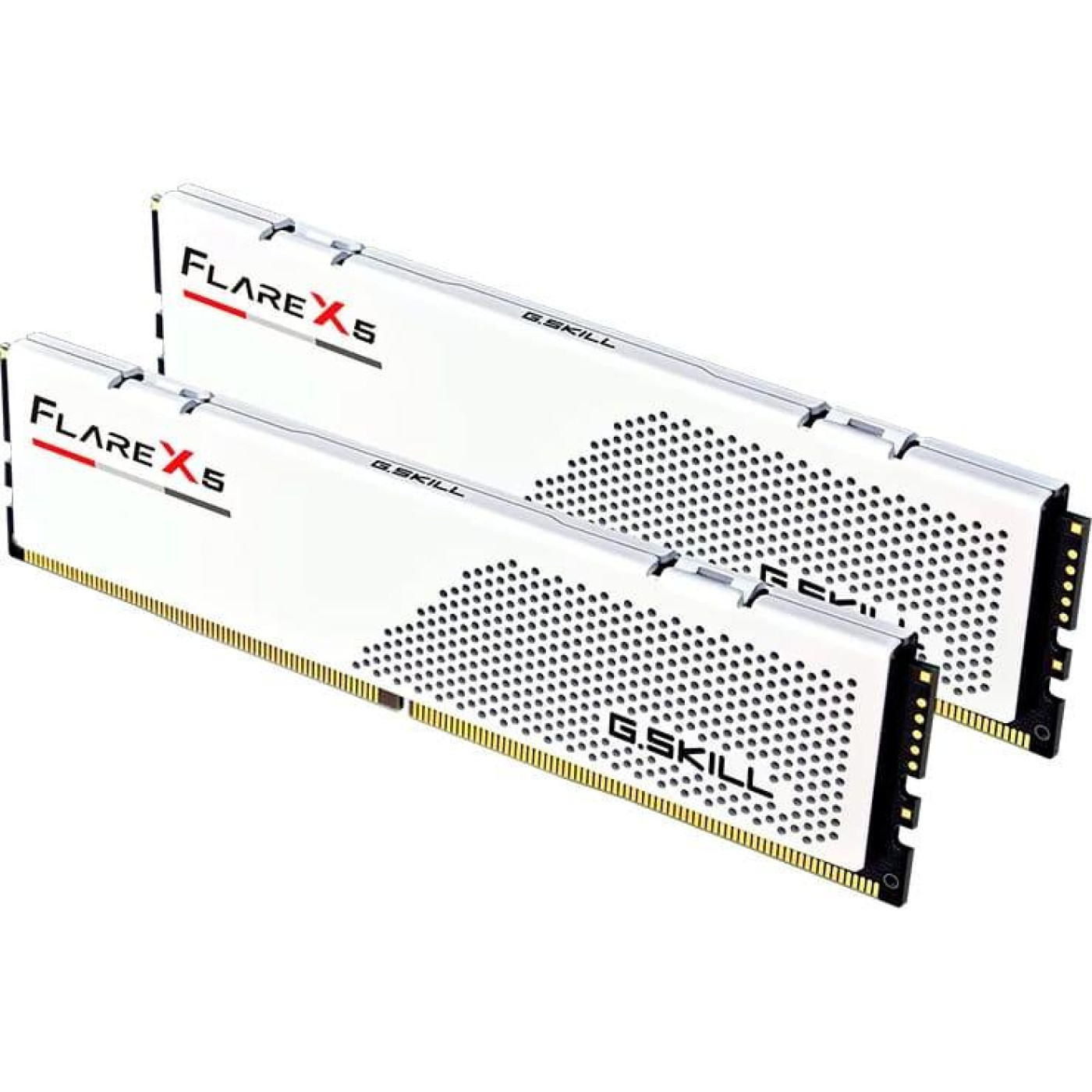 Модуль памяти G.Skill DDR5 96GB (2x48) Flare X5 6000Mhz White AMD EXPO (F5-6000J3036F48GX2-FX5W)