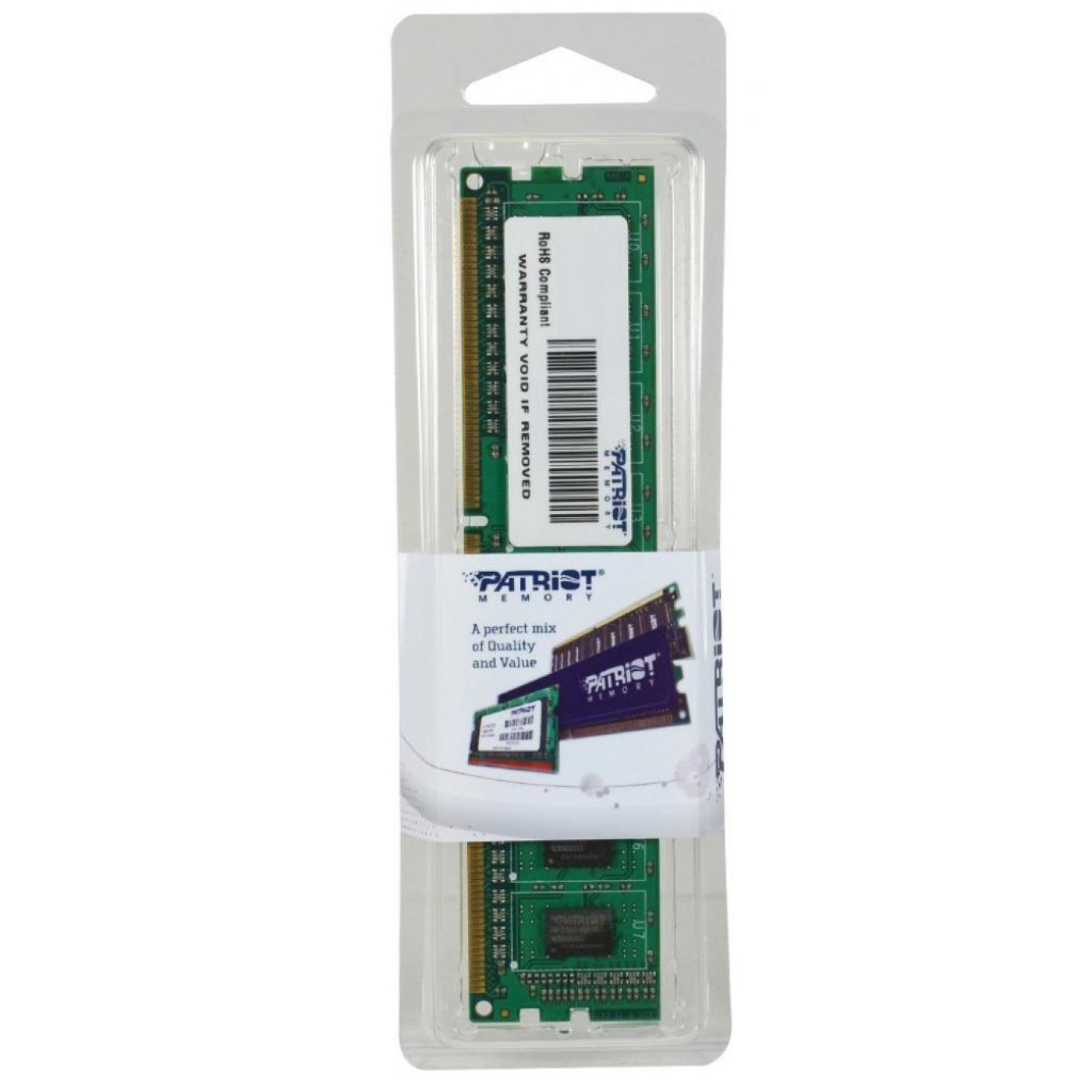 Модуль памяти Patriot DDR3 4Gb 1600 Mhz (PSD34G160081) Б/у