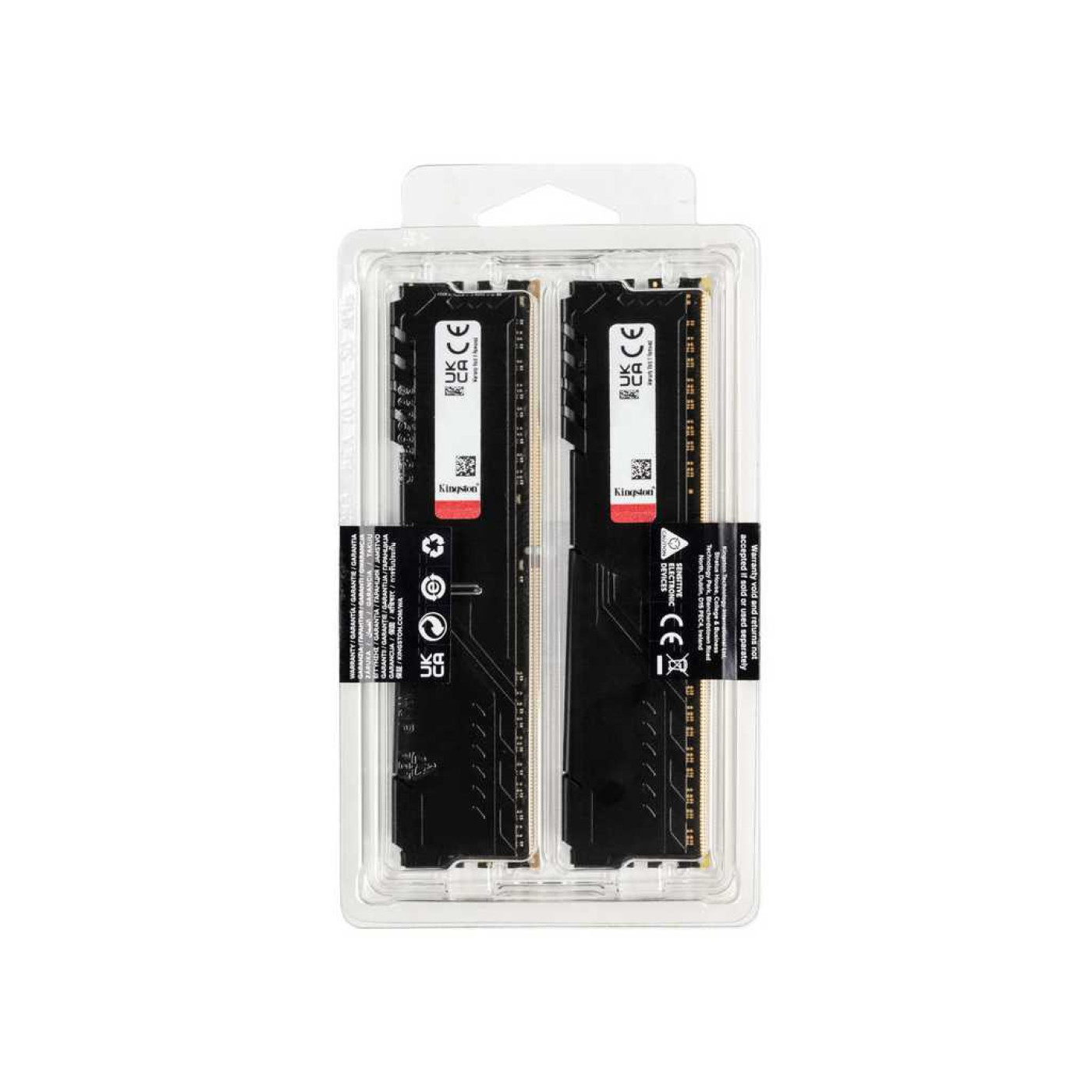 Модуль памяти Kingston Fury DDR4 32Gb (2x16) Beast 3200 MHz Black (KF432C16BBK2/32)