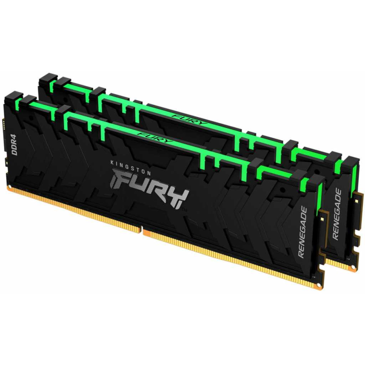 Модуль памяти Kingston Fury DDR4 16Gb (2x8) Renegade RGB 4000Mhz (KF440C19RBAK2/16) Б/у