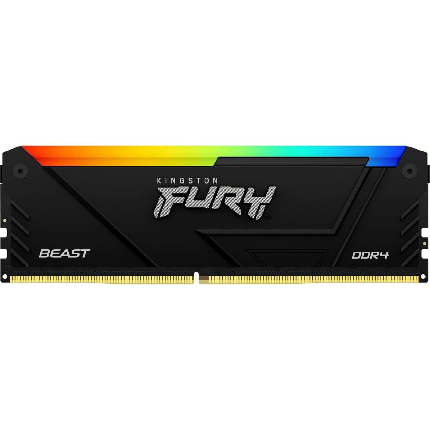 Модуль памяти Kingston Fury DDR4 32GB (2x16) 3200Mhz Beast RGB Black XMP (KF432C16BB12AK2/32WP)