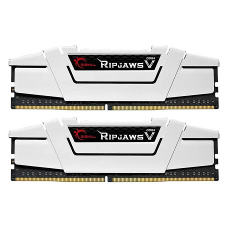 Модуль пам'яті G.Skill DDR4 32GB (2x16) 3600MHz RipjawsV WHITE (F4-3600C18D-32GVW)