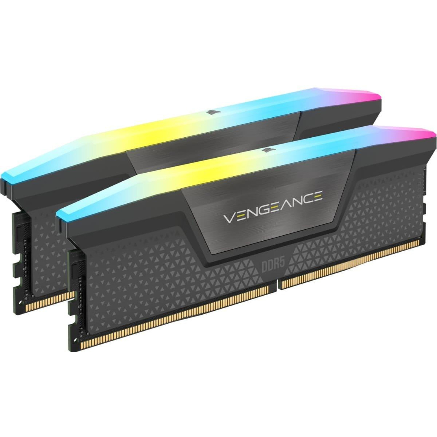 Модуль пам'яті Corsair DDR5 32GB (2x16) Vengeance 6800Mhz RGB XMP Black (CMH32GX5M2B6800C40)